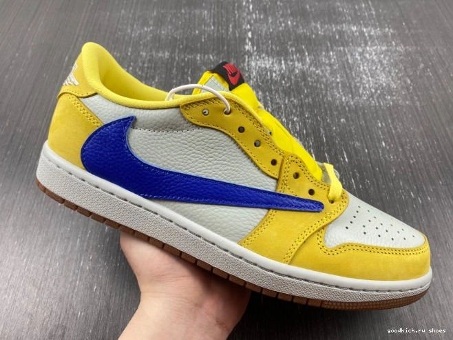 80% Off Sale Jordan Low 1 Canary Scott x OG DZ4137-700 Travis Air 0628